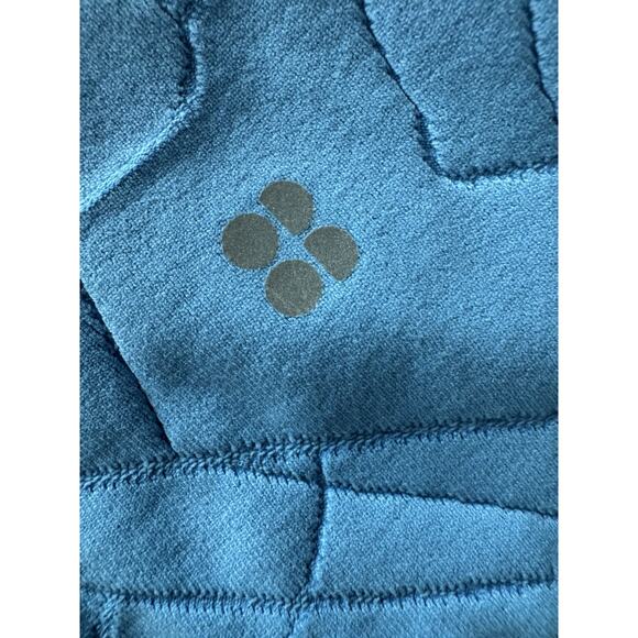 Sweaty Betty Seamless Leggings Motion Jacquard 7/8 Regatta Blue M - Picture 10 of 11